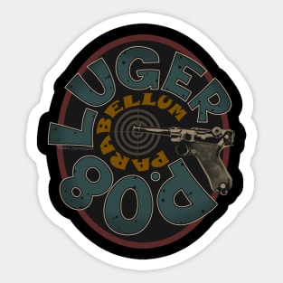 Luger P-08 Parabellum Pistol Sticker